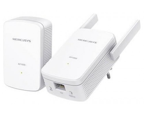 Mercusys MP510 KIT adaptador de red PowerLine 1000 Mbit/s Ethernet Wifi Blanco (Espera 4 dias)